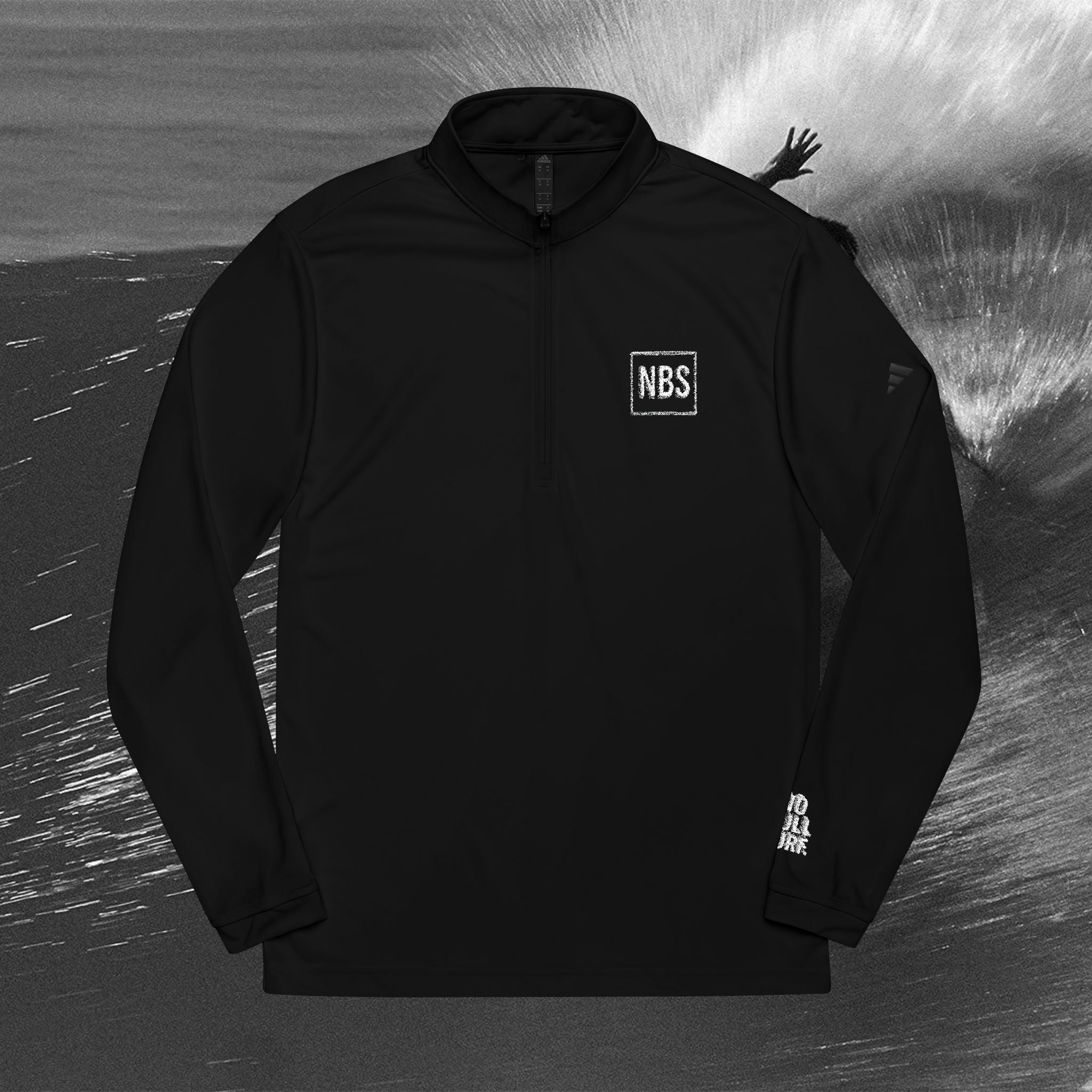 NBS x Adidas Embroidered Quarter Zip