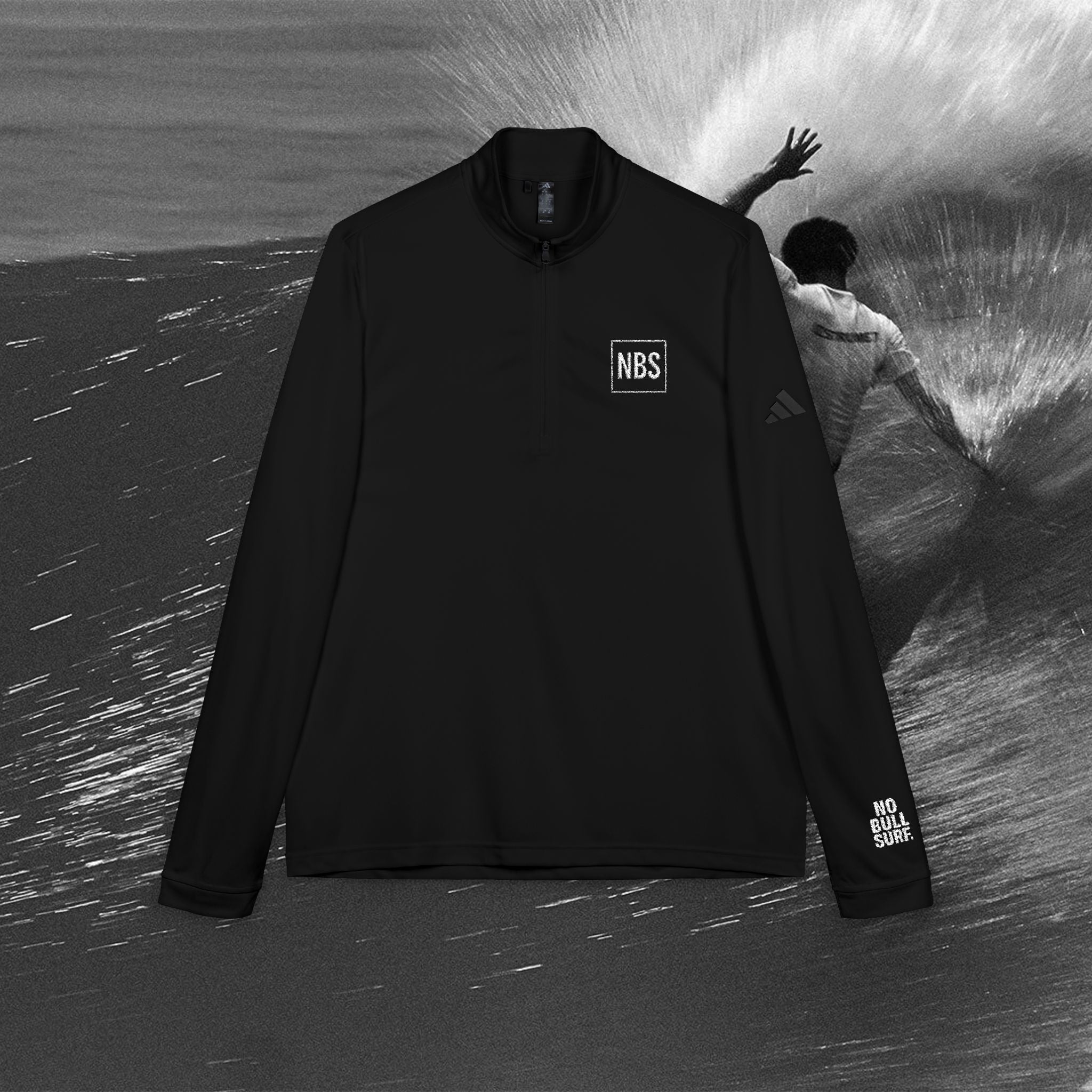 NBS x Adidas Embroidered Quarter Zip